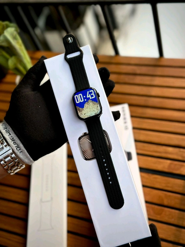 🔥 *Series10* 🔥
     *1:1 Original Apple Logo Box packing ✅*


*What's in box 📦:-*
• 1 wireless charger
• 1 watch Dail
• 2 straps 
• 1 user manual 


*Specifications:-*


•Superb almoind display
•Crown working
•Power on/off apple logo
•Amazing strap look same as original
•Newly version 
•Calling FEATURES
many More Etc......  - Black, Free
