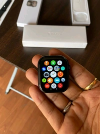 🔥 *Series10* 🔥
     *1:1 Original Apple Logo Box packing ✅*


*What's in box 📦:-*
• 1 wireless charger
• 1 watch Dail
• 2 straps 
• 1 user manual 


*Specifications:-*


•Superb almoind display
•Crown working
•Power on/off apple logo
•Amazing strap look same as original
•Newly version 
•Calling FEATURES
many More Etc......  - Black, Free