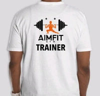 Gym Name Design T-shirts - White, M.L.XL.XXL