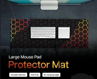 Abstract art Desk-pad 2 (With Hexagonal Pattern)