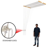 Wudore Stainless Steel 304 Grade Cloth Drying Hanger in 6 lines I Luxury - 