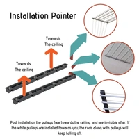 Wudore Cloth Drying Hanger in 6 lines I Economy - 4 Feet