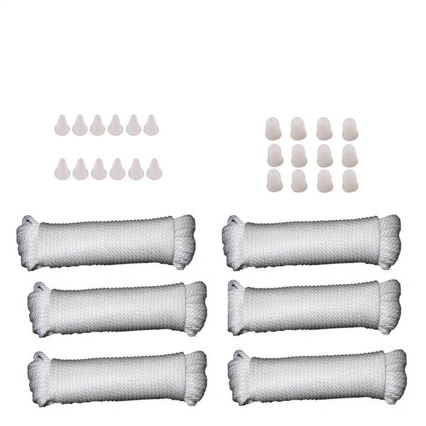 Wudore Ceiling Cloth Hanger Ropes Set (Kit 2)