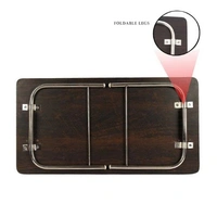 WUDORE Mini Laptop table with folding legs | Wenge colour