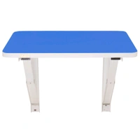 WUDORE Wall mounted folding Desk I Medium Blue