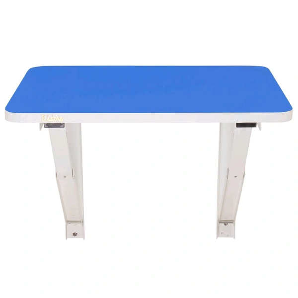 WUDORE Wall mounted folding Desk I Medium Blue