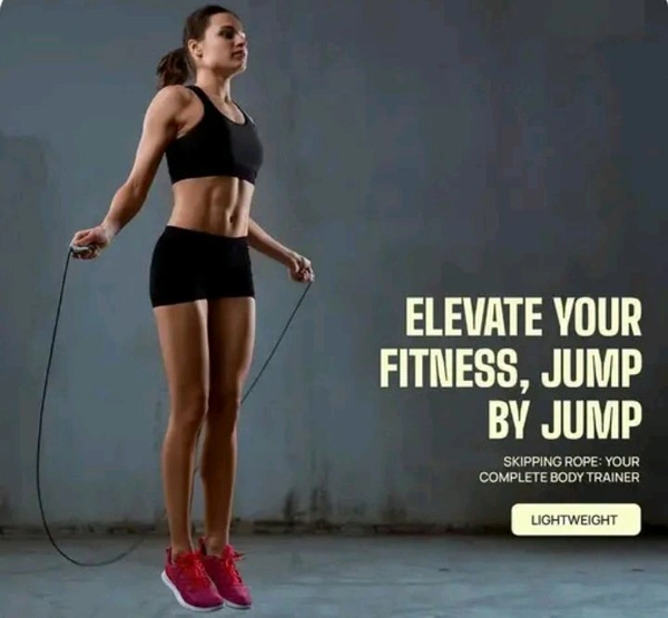 LYCAN Speed Skipping Rope – Tangle-Free, Lightweight & Travel-Friendly