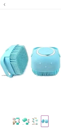 2-in-1 Pet Bathing Brush – With Built-in Shampoo Dispenser