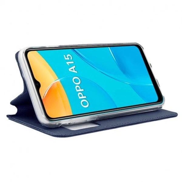 OPPO A15/ A15S FLIP COVER  - Black