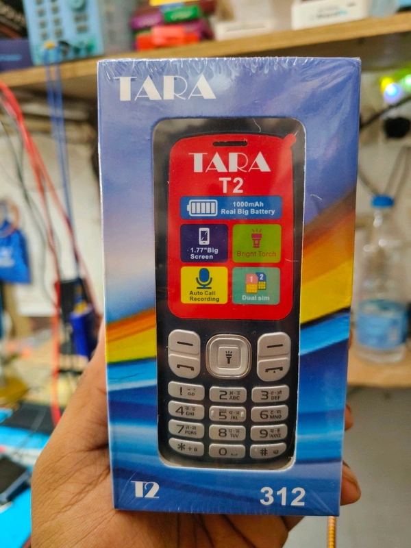 TARA T2 KEYPAD PHONE  - Black, No