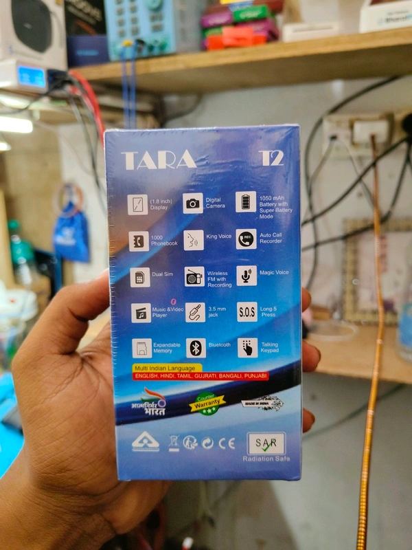 TARA T2 KEYPAD PHONE  - Black, No