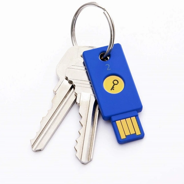 YouTube Channel / Google Account Security Key - Blue, 8 cm