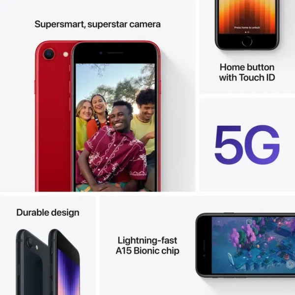 Apple iPhone SE 3rd Gen (Starlight, 256 GB)