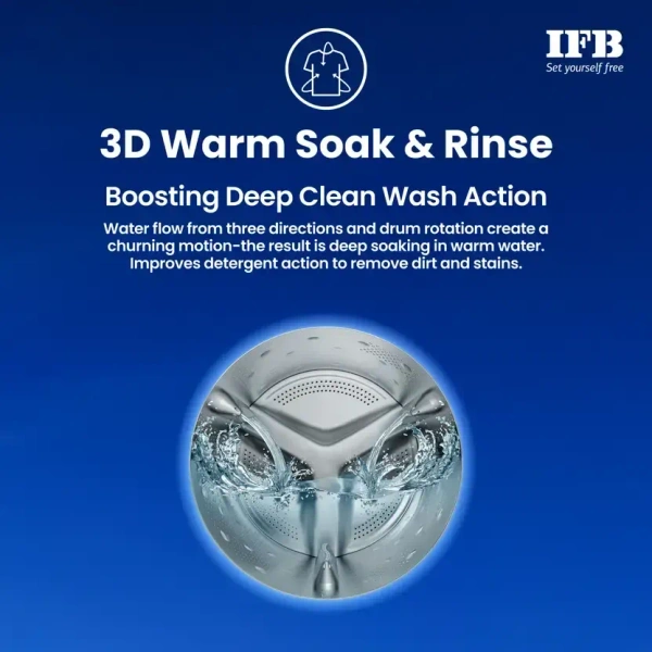 IFB DeepClean® 8 kg Front Load Washing Machine with Steam Refresh  IFB Senator Plus MXC 8014 SSL