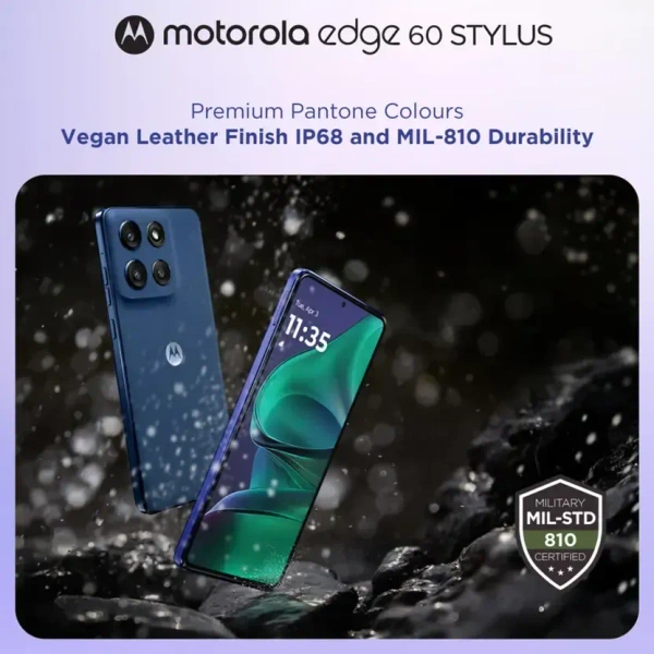 Motorola Edge 60 Stylus 5G (Pantone Surf The Web, 256 GB, 8 GB RAM)