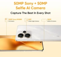 realme 15 5G (Flowing Silver, 12GB RAM, 256GB Storage) | 6.8" FHD+ LCD 120Hz | 50MP Triple AI Camera | 50MP Selfie | Dimensity 7300+ 5G | 7000mAh | 80W Fast Charging | Android 15 | Dual SIM