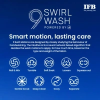 IFB DeepClean® 8 kg Front Load Washing Machine with Steam Refresh  IFB Senator Plus MXC 8014 SSL