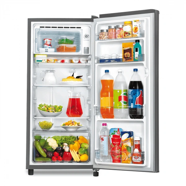 Icemagic Powercool 184L 3 Star Single-Door Refrigerator - Steel  72511
