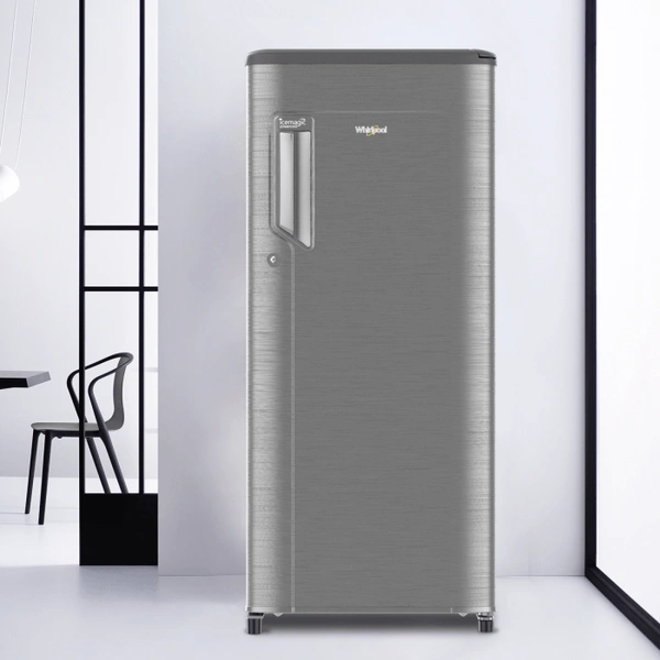 Icemagic Powercool 184L 3 Star Single-Door Refrigerator - Steel  72511