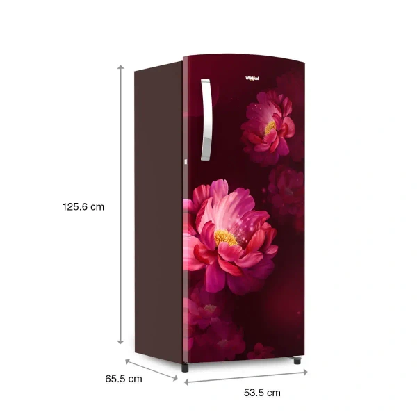 Whirlpool 192 L 3 Star Direct-Cool Single Door Refrigerator (215 Icemagic Pro ROY 3S Wine Peony  72885