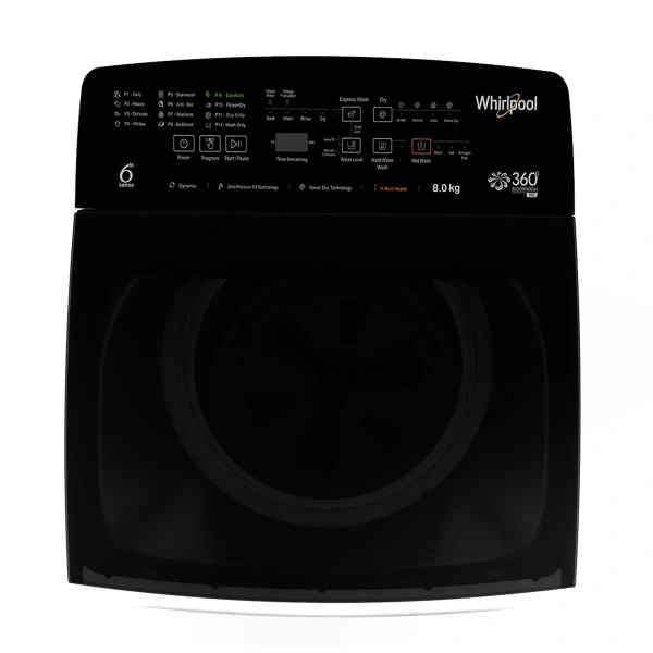 360° Bloomwash Pro 8kg 5 Star Top Load Washing Machine with In-Built Heater  31670