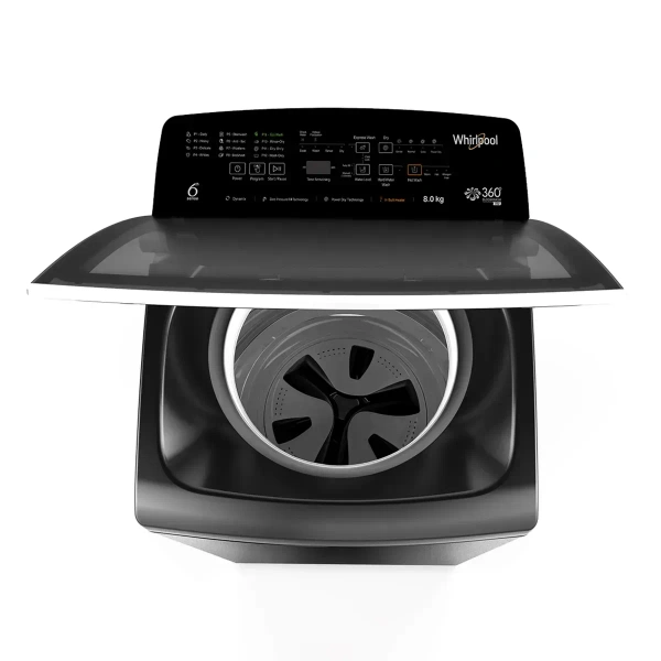 360° Bloomwash Pro 8kg 5 Star Top Load Washing Machine with In-Built Heater  31670