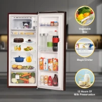 Whirlpool 192 L 3 Star Direct-Cool Single Door Refrigerator (215 Icemagic Pro ROY 3S Wine Peony  72885