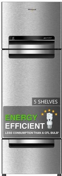 Protton 215L Frost Free Three Door Refrigerator - Radiant Steel  22164