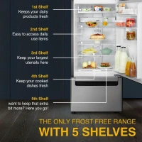 Protton 235L Frost Free Three-Door Refrigerator  22166