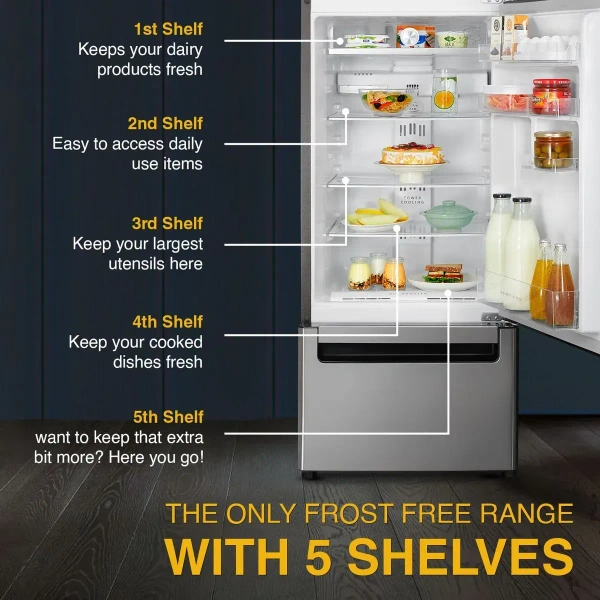 Protton 235L Frost Free Three-Door Refrigerator  22166