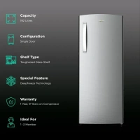 Whirlpool Icemagic Pro 192 Litres 3 Star Direct Cool Single Door Refrigerator with Stabilizer Free Operation (72568, Steel)