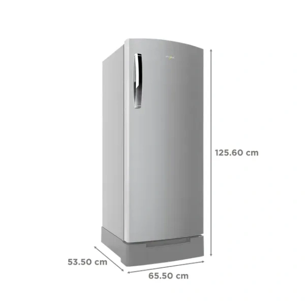 Whirlpool Icemagic Pro 192 Litres 3 Star Direct Cool Single Door Refrigerator with Stabilizer Free Operation (72568, Steel)