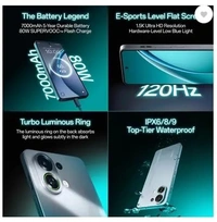 OPPO K13 Turbo 5G, White Knight (8GB, 128GB)