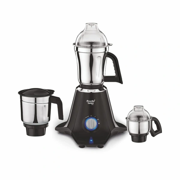 Preethi Taurus Pro MG-256 | 1000 Watt Mixer Grinder | 3 Jars | Black | 2-Year Warranty | Lifelong Free Service  MG-256  