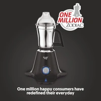 Preethi Plastic Taurus Plus 1000 Watt Mixer Grinder|4 Jars With Super Extractor Juicer Jar,2 Yr Guarantee&Lifelong Free Service,Blue/Black(Mg-257)  MG-257  