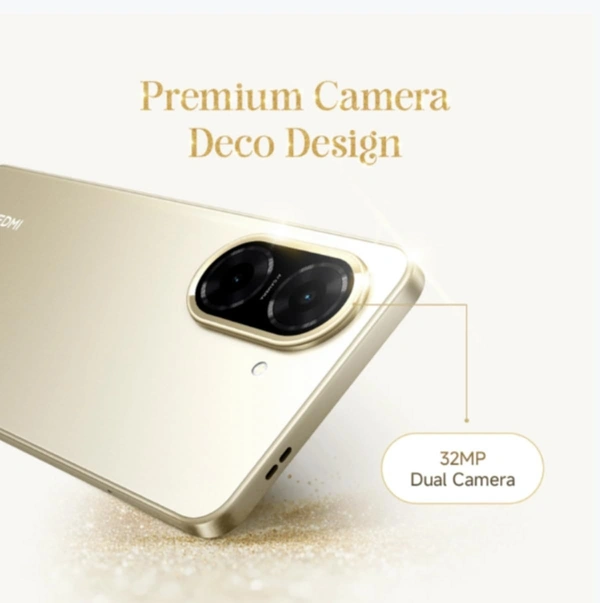 Redmi A5 (Jaisalmer Gold, 3GB RAM 64GB Storage) | Royale Design |