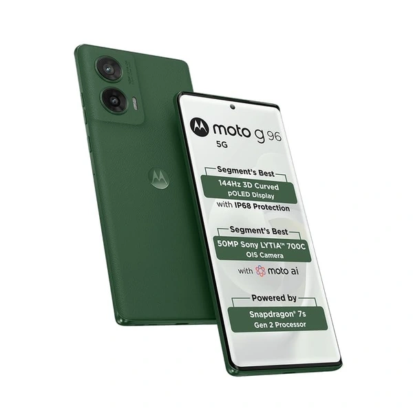 Motorola G96 5G (Greener Pastures, 8GB RAM, 128GB Storage)