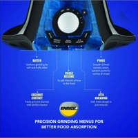  Preethi MG 261 Zodiac Black, 750 Watts, 5 Jars - Masterchef Jar, Super Extractor, 5 Yr Motor Warranty & Lifelong Free service, Black  MG-235