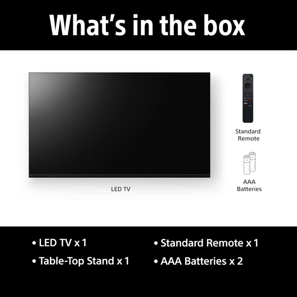 Sony 189 cm (75 inches) BRAVIA 5 Series 4K Ultra HD Smart Mini LED Google TV K-75XR55A