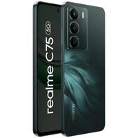 realme C75 5G Smartphone Android 15 Display 6.67" FHD 120Hz 6000mAh Battery 45W Charge 4GB RAM 128GB ROM Dual SIM Support AI Camera Fingerprint WiFi GPS (Black)