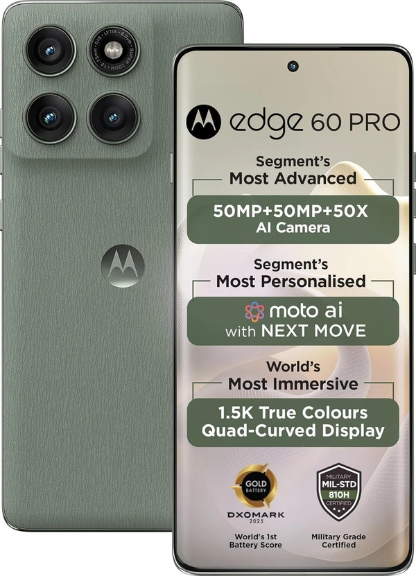 Motorola Edge 60 Pro (Pantone Shadow, 512 GB) (16 GB RAM)