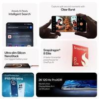 OnePlus 13 | Smarter with OnePlus AI | Lifetime Display Warranty (12GB RAM, 256GB Storage Arctic Dawn)