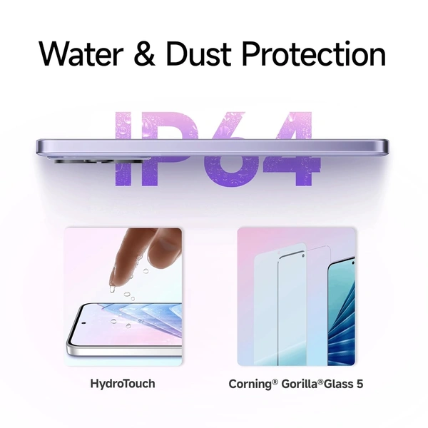 Redmi Note 14 5G Phantom Purple (8GB RAM 128GB Storage) | Global Debut MTK Dimensity 7025 Ultra | 2100 nits Segment Brightest 120Hz AMOLED | 50MP Sony LYT 600 OIS+EIS Triple Camera