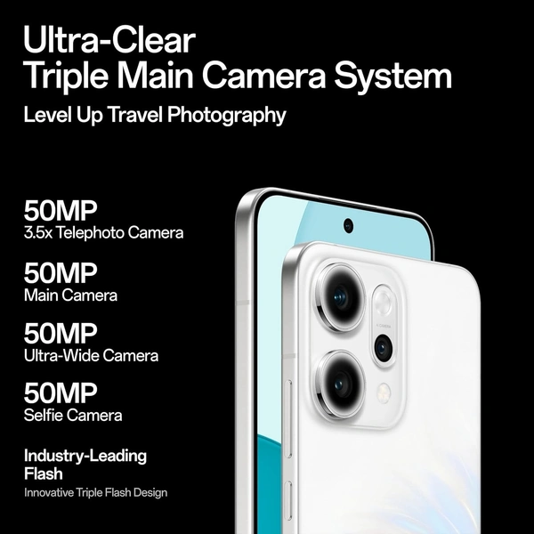 OPPO Reno14Pro 5G (Pearl White, 12GB RAM, 512GB Storage)