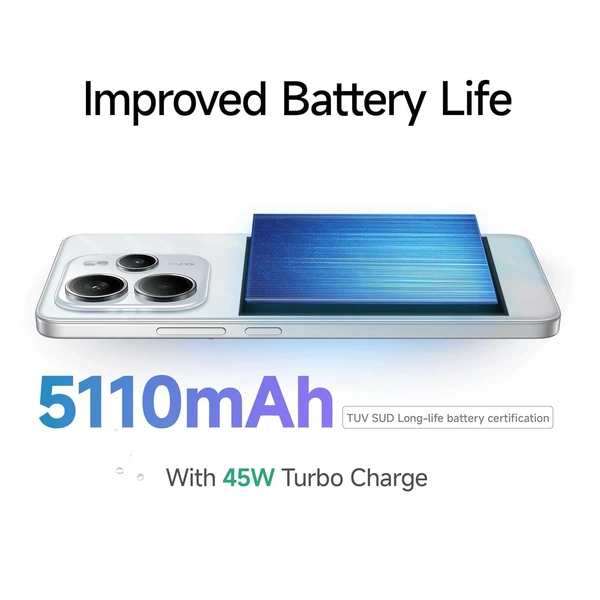 Redmi Note 14 5G (Ivy Green, 6GB RAM 128GB Storage) | Global Debut MTK Dimensity 7025 Ultra | 2100 nits Segment Brightest 120Hz AMOLED | 50MP Sony LYT 600 OIS+EIS Triple Camera