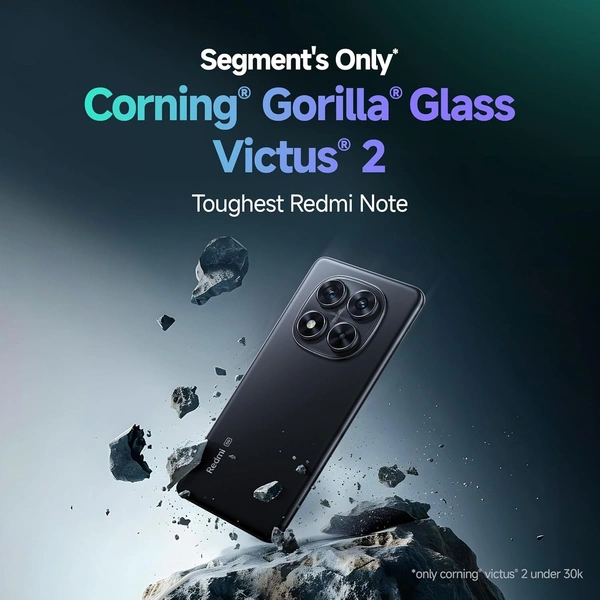 Redmi Note 14 Pro 5G Ivy Green 8GB RAM 256GB Storage|50 MP Sony Camera Setup|Corning Gorilla Glass Victus 2 | 1.5K 3D Curved AMOLED | Mediatek Dimensity 7300- Ultra