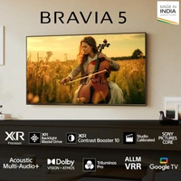 Sony 189 cm (75 inches) BRAVIA 5 Series 4K Ultra HD Smart Mini LED Google TV K-75XR55A