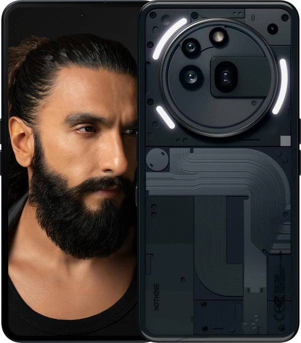 Nothing Phone (3a) Pro 5G (Black, 8GB RAM + 128GB Storage)