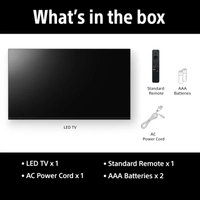 Sony 126 cm (50 inches) BRAVIA 2M2 Series 4K Ultra HD Smart LED Google TV K-50S22M2