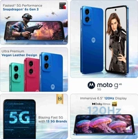 Motorola G45 5G (Brilliant Blue, 8GB RAM, 128GB Storage)